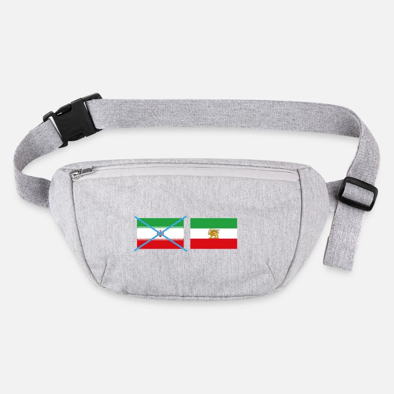 Smashed Iran flags Stanley/Stella recycled Hip Bag 