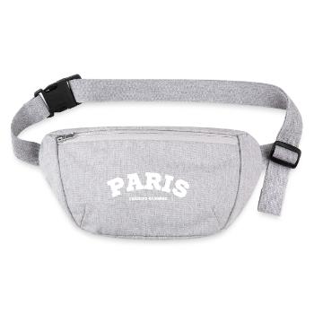 Paris, champs élysées - Stanley/Stella recycelte Gürteltasche - Grau meliert - Vorne