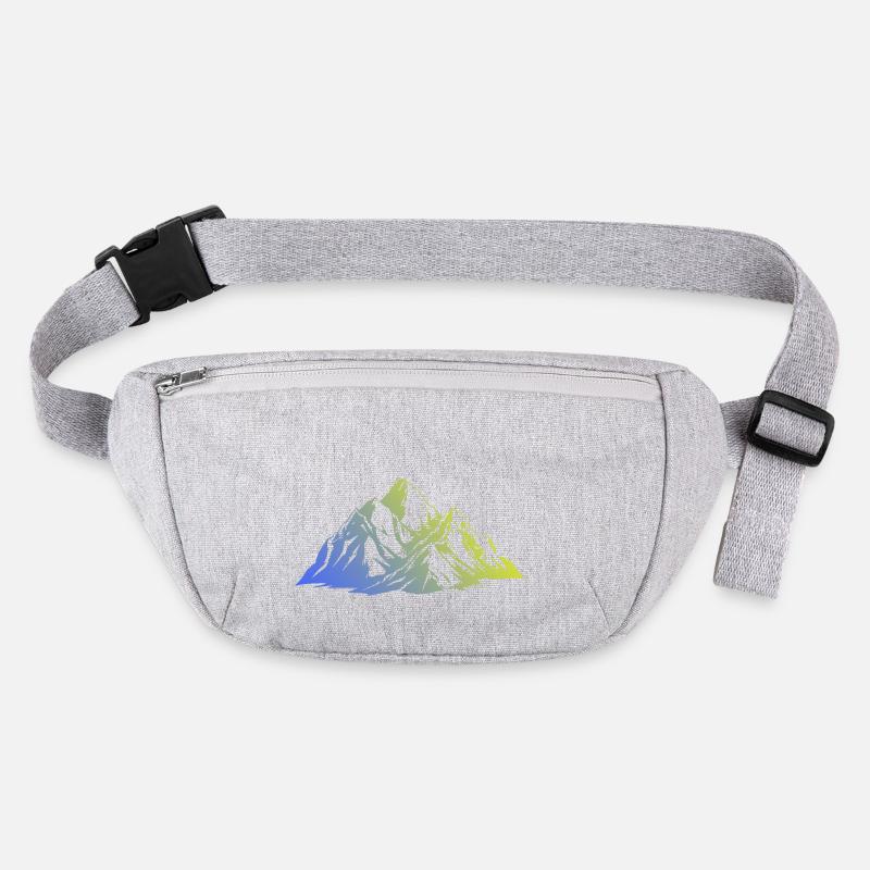 Paysage Montagnes Silhouette Sac banane recyclé Stanley/Stella