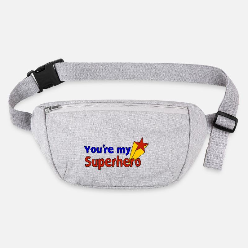 Du bist mein Superheld Stanley/Stella recycelte Gürteltasche
