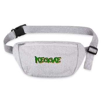 Reggae - Stanley/Stella recycelte Gürteltasche - Grau meliert - Vorne