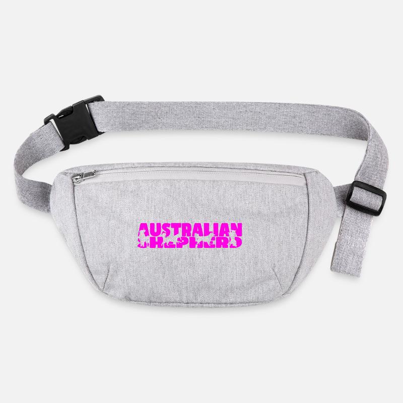 Australian Shepherd AUTOAUFKLEBER pink Stanley/Stella recycelte Gürteltasche