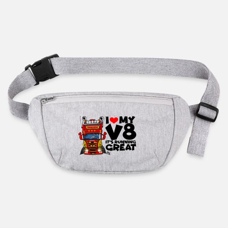 0323 J’adore mon V8 Sac banane recyclé Stanley/Stella