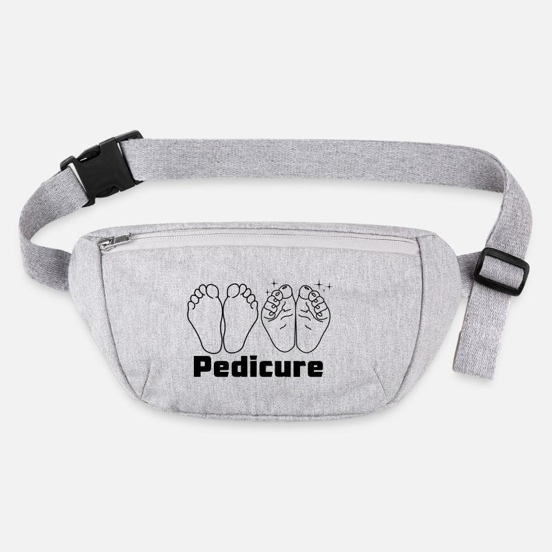 Feet with text Pedicure Stanley/Stella recycled Hip Bag 