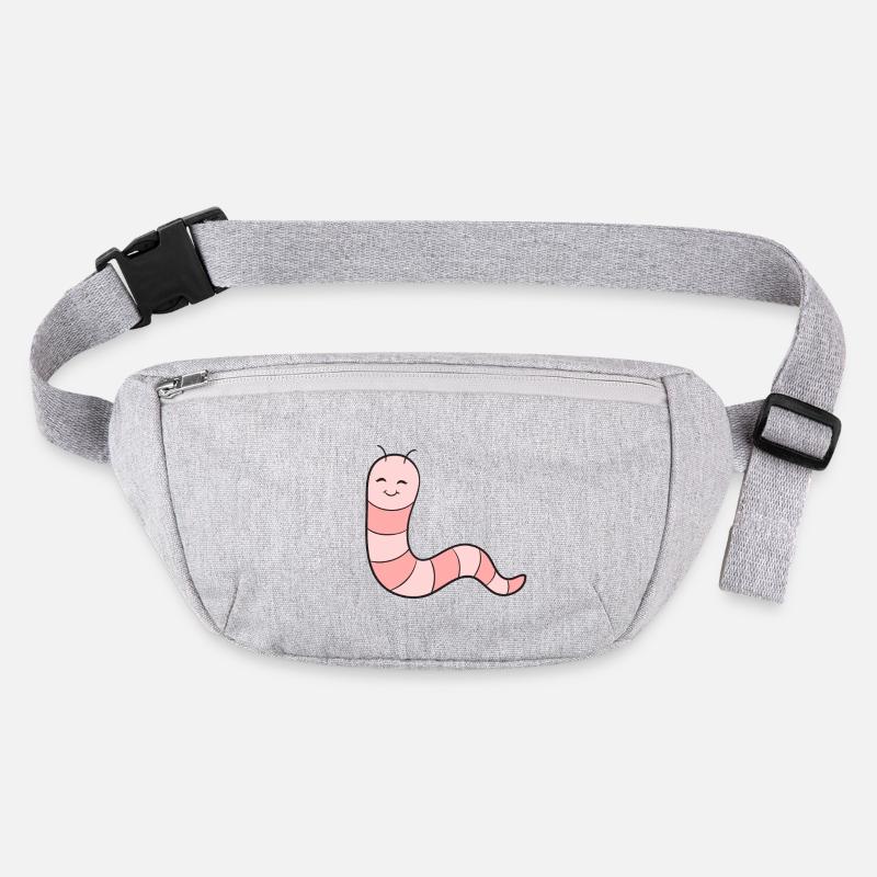 Worm Earthworm Stanley/Stella recycled Hip Bag 