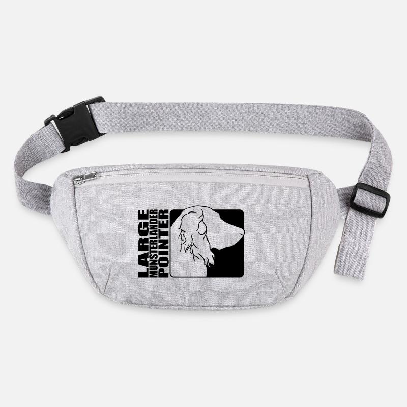 Large Munsterlander Pointer Profile Dogs Wilsigns Stanley/Stella recycled Hip Bag 