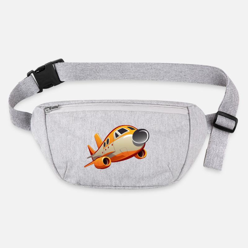 Comic Airplane Stanley/Stella recycled Hip Bag 