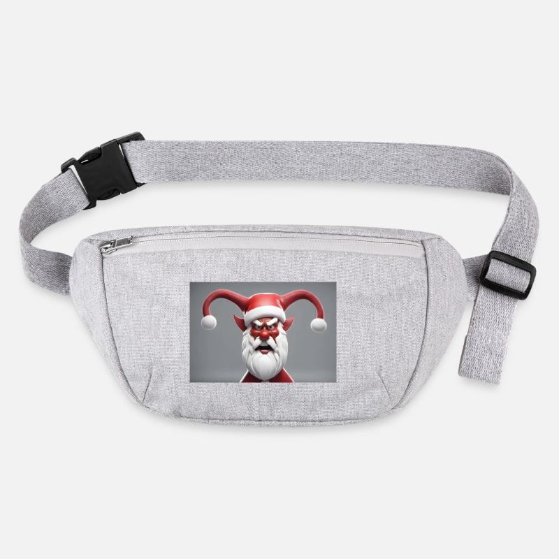 Wütender Weihnachtsmann Stanley/Stella recycelte Gürteltasche