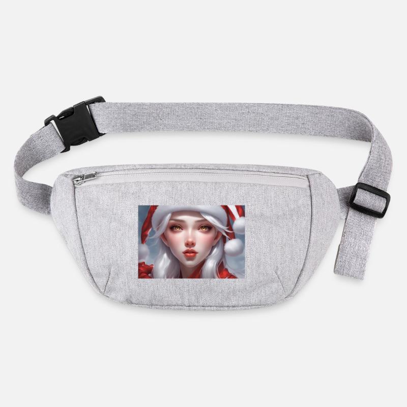 Verträumte Weihnachtsmannfrau Stanley/Stella recycelte Gürteltasche