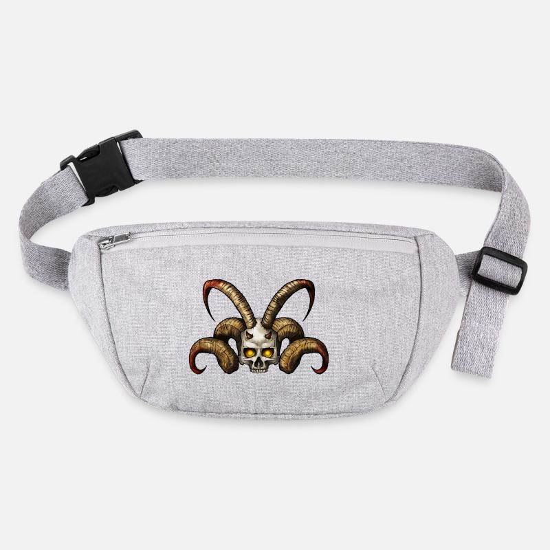 Devil Skull 2 Stanley/Stella recycled Hip Bag 