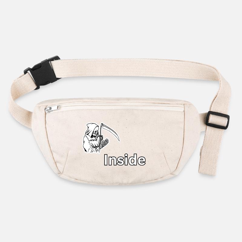 Dead Inside – Dark Skull Reaper Design  Stanley/Stella recycled Hip Bag 