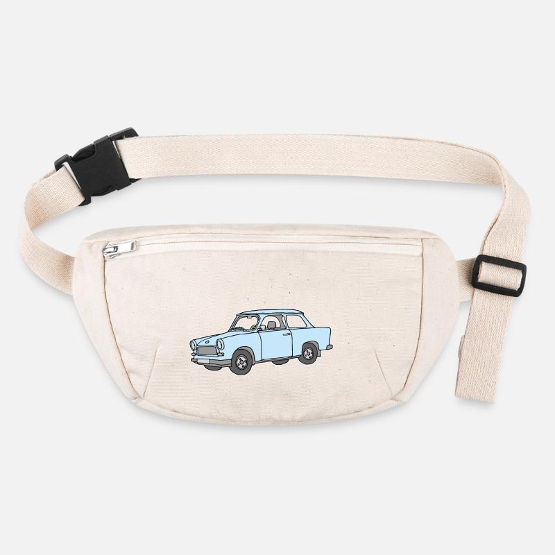 Hellblauer Trabi, Trabant Stanley/Stella recycelte Gürteltasche