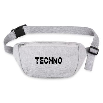 Techno - Sac banane recyclé Stanley/Stella - gris chiné - Devant