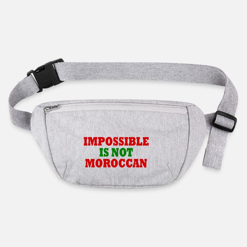impossible is not moroccan - Marokko Stanley/Stella recycelte Gürteltasche