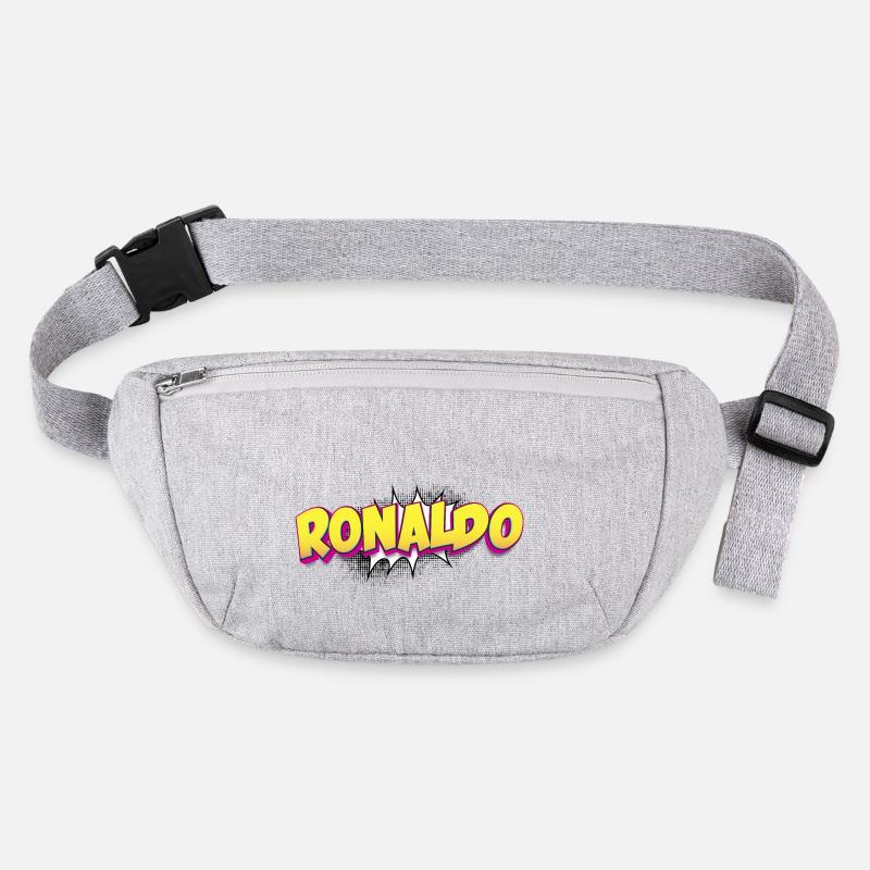 Ronald Custom Name Comic Book Style Pop Art, Stanley/Stella recycled Hip Bag 