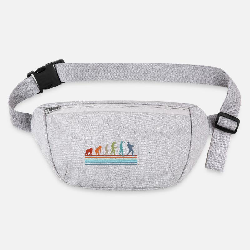 Vintage Fisherman Retro Evolution Stanley/Stella recycelte Gürteltasche