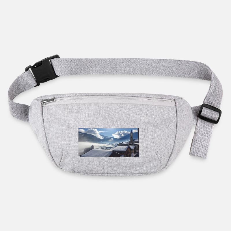 Winter Panorama Stanley/Stella recycelte Gürteltasche