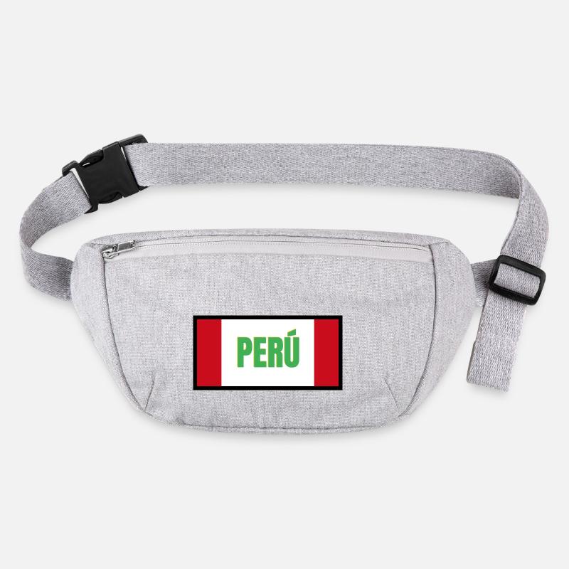 Peruvian Flag Colors Stanley/Stella recycled Hip Bag 
