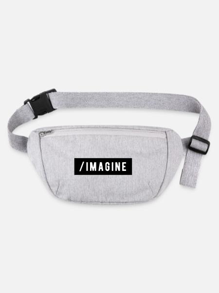 _Imagine - Stanley/Stella recycled Hip Bag  - heather grey - Front