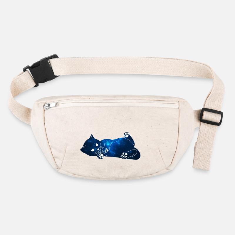 Galaxy Cat [Bleu] Sac banane recyclé Stanley/Stella