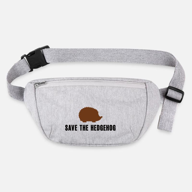 Rettet Den Igel Tierschutz Stacheltier Igelmotiv Stanley/Stella recycelte Gürteltasche