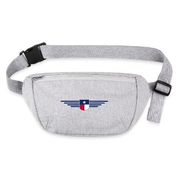 Texas Fan T-Shirt – Lone Star Style - Stanley/Stella recycelte Gürteltasche - Grau meliert - Vorne