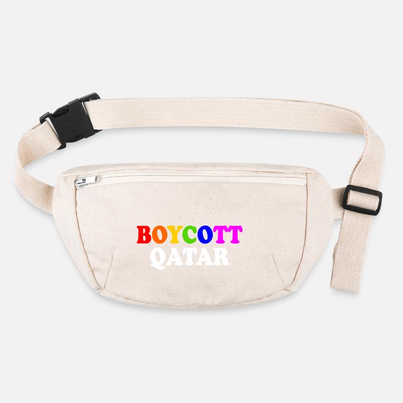 Boycott qatar Stanley/Stella recycled Hip Bag 