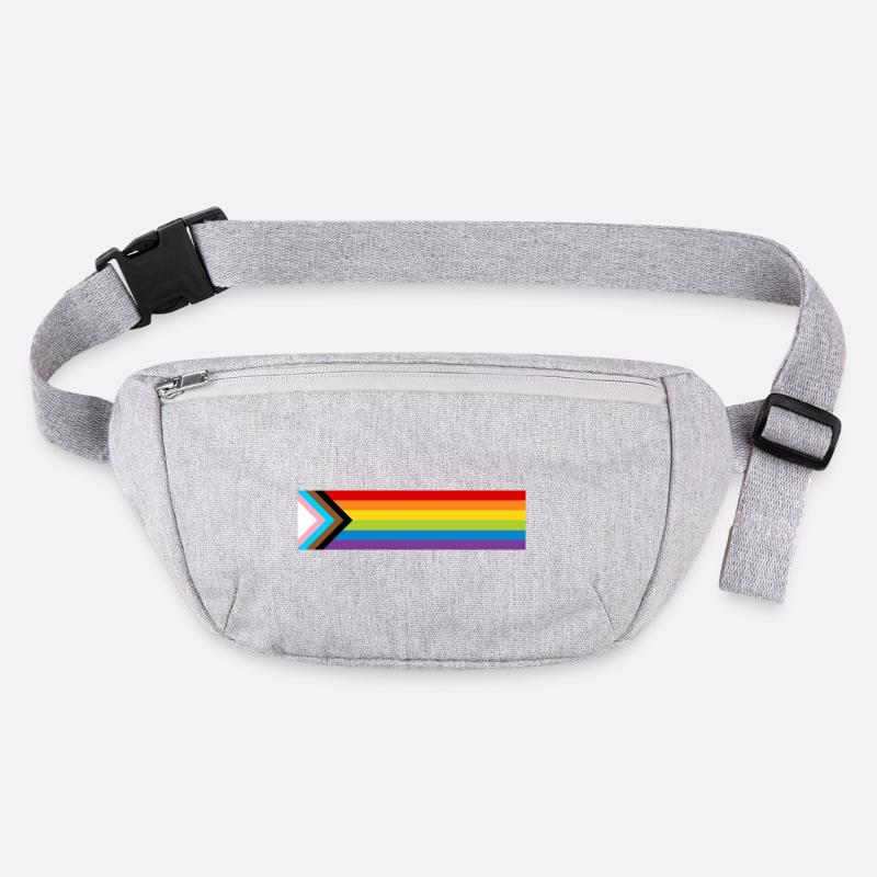 LGBTQ+ Pride Flag Neue Regenbogen Progress Flagge Stanley/Stella recycelte Gürteltasche
