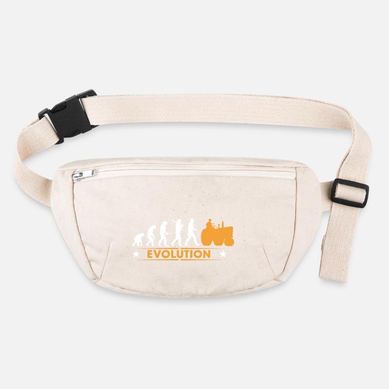 Landwirt Traktor Evolution - orange/weiss Stanley/Stella recycelte Gürteltasche