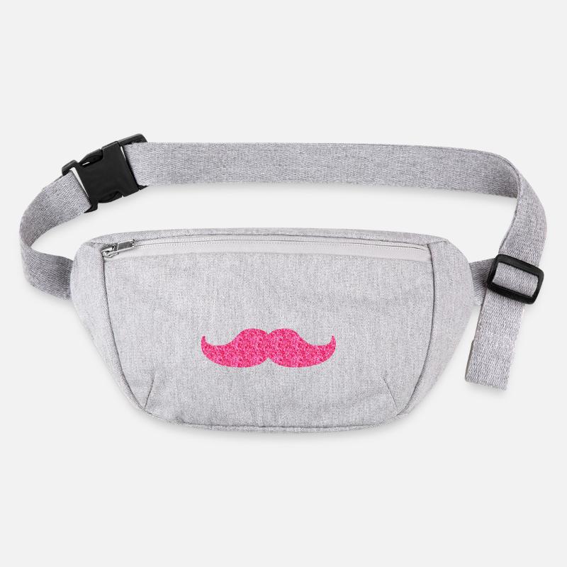 glittering moustache Stanley/Stella recycled Hip Bag 