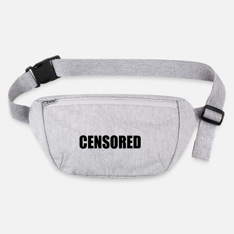 censored Stanley/Stella recycled Hip Bag 