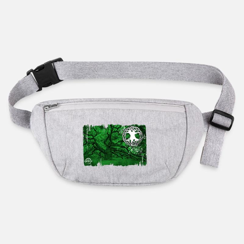 eiche mit lebensbaum grün Stanley/Stella recycelte Gürteltasche