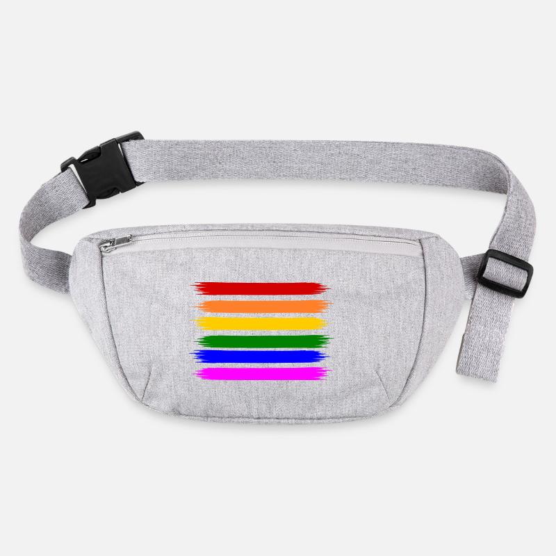 Regenbogen Regenbogenfahne Stanley/Stella recycelte Gürteltasche