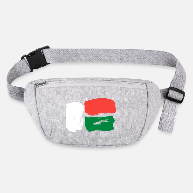 Drapeau de Madagascar - Coups de pinceau Sac banane recyclé Stanley/Stella