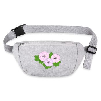 Beautiful mallow - Stanley/Stella recycled Hip Bag  - heather grey - Front