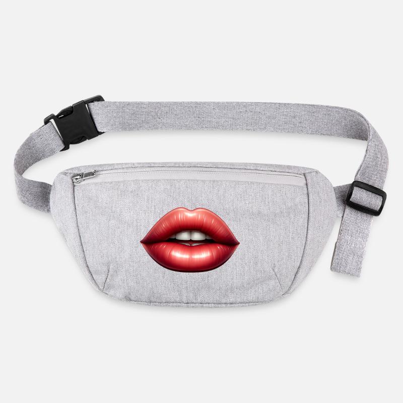 Pink Lips - Mouth Stanley/Stella recycled Hip Bag 