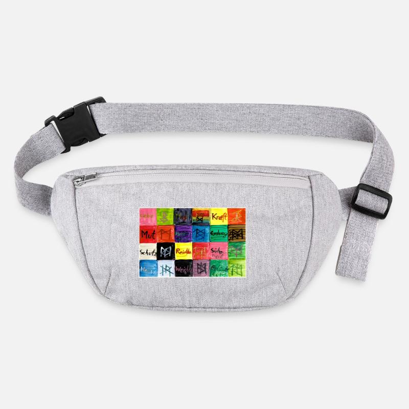 Runensegen_A5 - Sac banane recyclé Stanley/Stella - gris chiné
