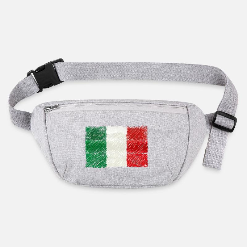 Scribbled Italian Flag Stanley/Stella recycled Hip Bag 
