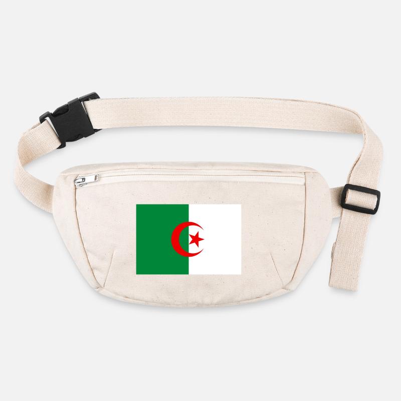Drapeau de l'Algérie Sac banane recyclé Stanley/Stella