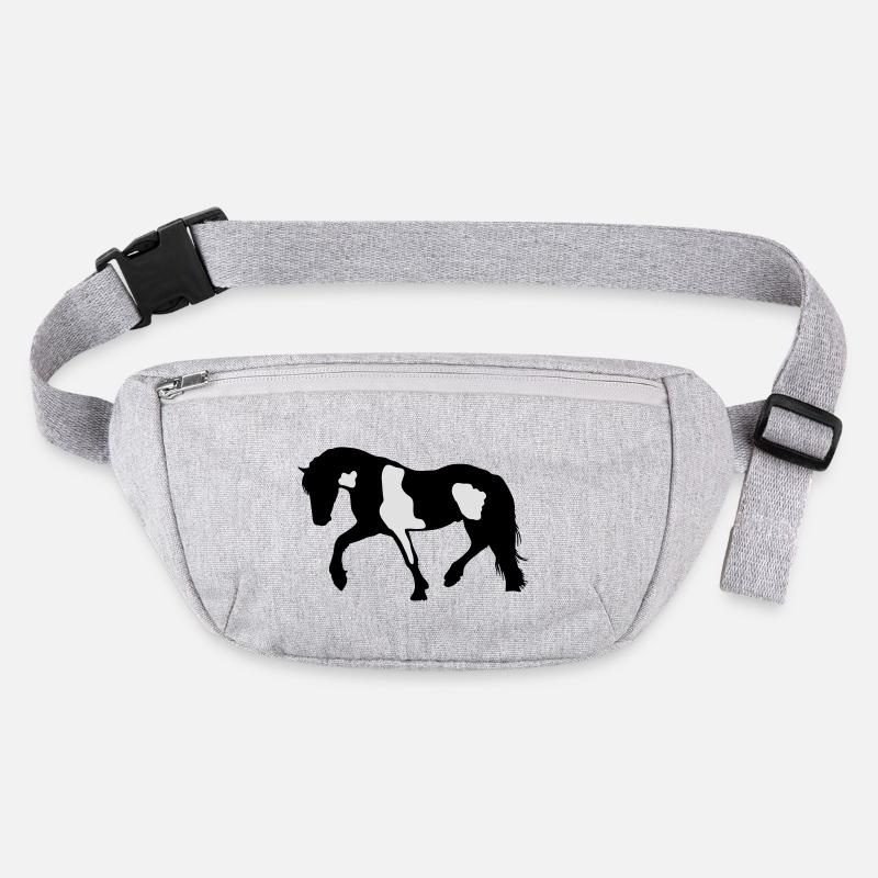 Tinker, Pinto, Barock Pinto, Schecke Silhouette Stanley/Stella recycelte Gürteltasche