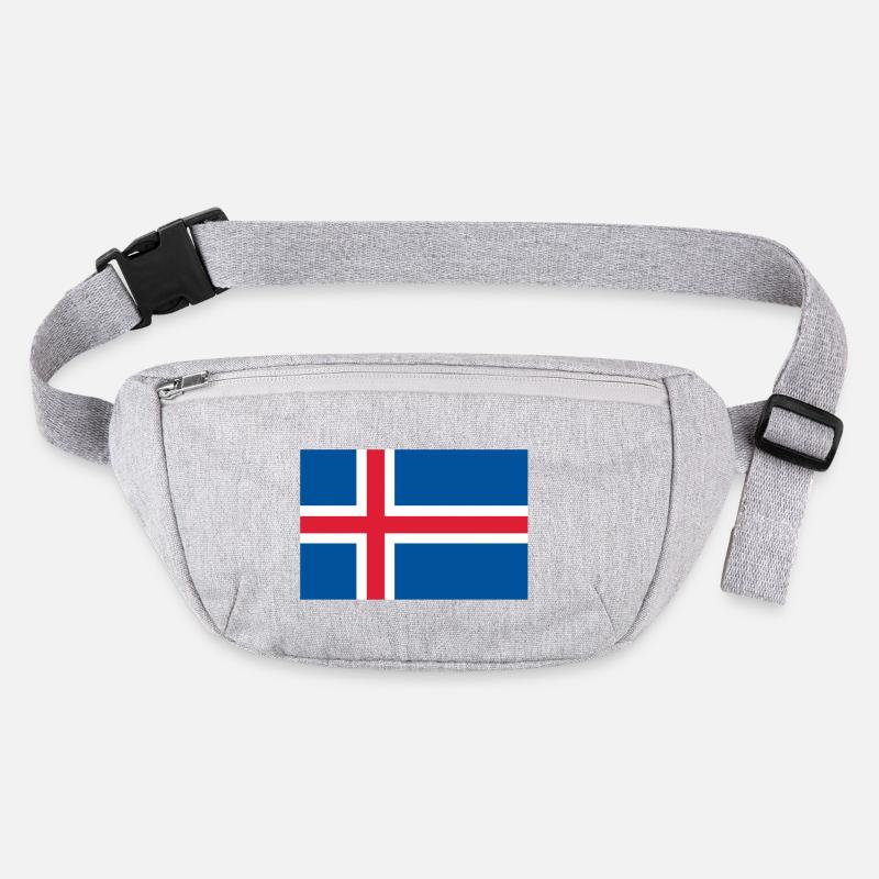 Drapeau de l’Islande Sac banane recyclé Stanley/Stella