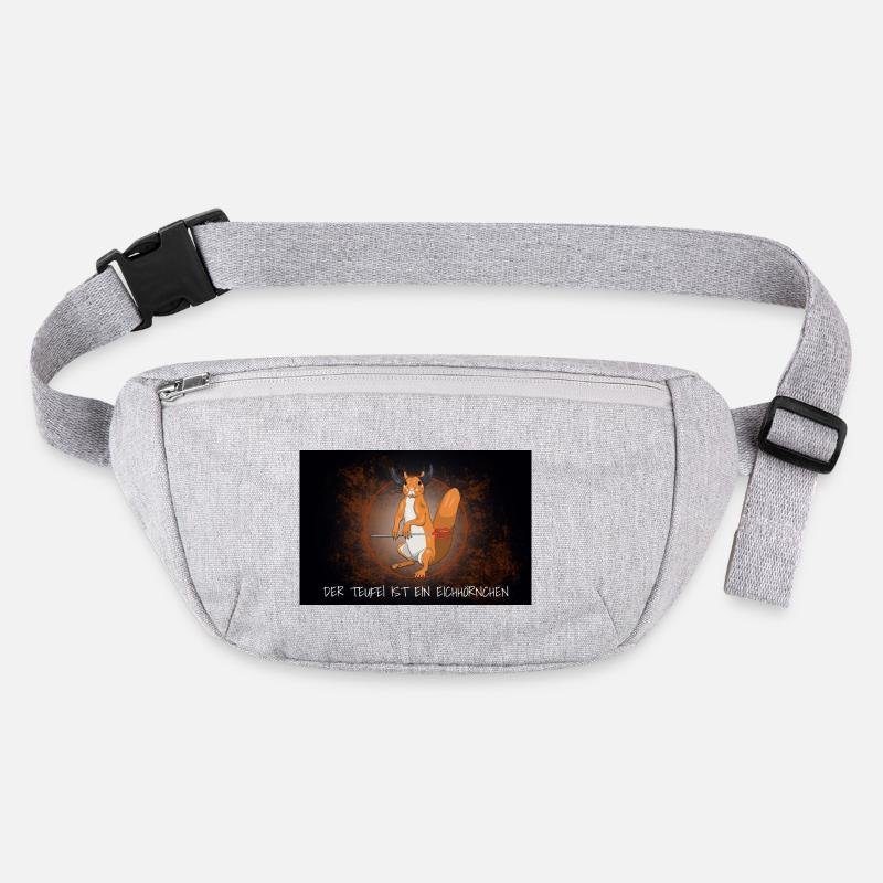 Der Teufel ist ein Eichhörnchen Horror Halloween Stanley/Stella recycelte Gürteltasche