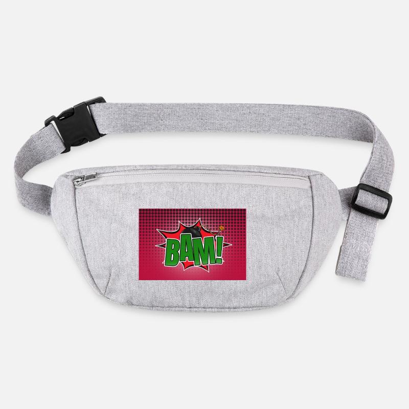Bam! Lettrage graffiti de style bande dessinée Sac banane recyclé Stanley/Stella