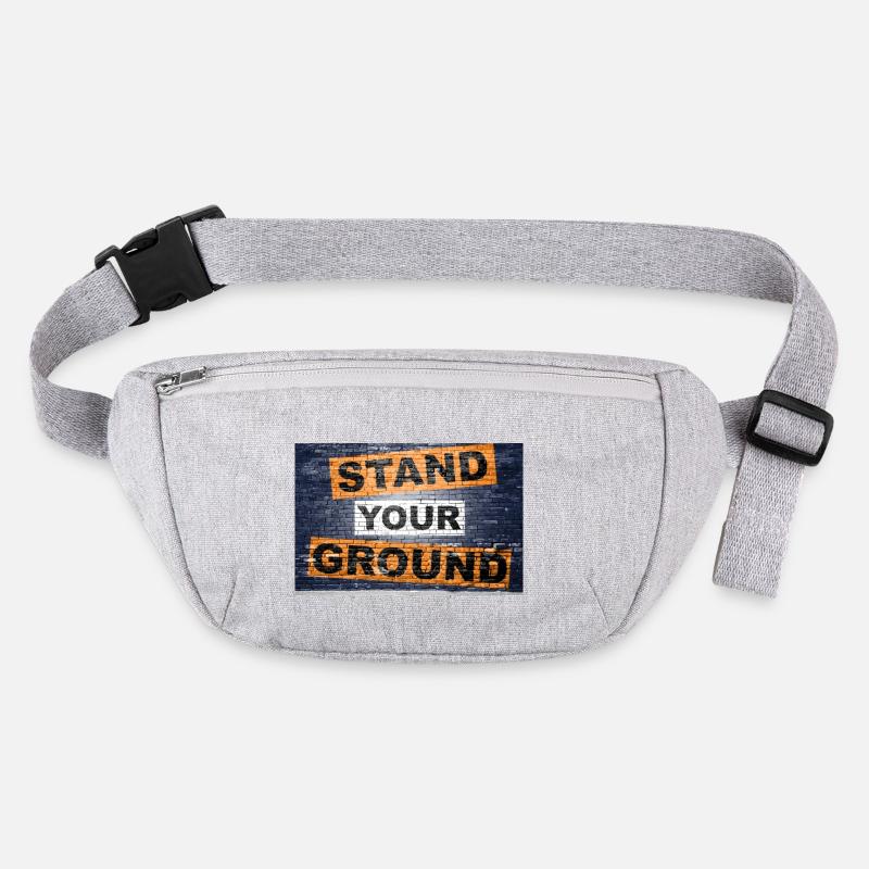 Stand Your Ground Spruch Schriftzug Graffiti Stanley/Stella recycelte Gürteltasche
