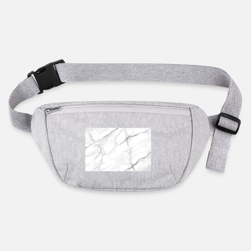 Weißer Marmor Stanley/Stella recycelte Gürteltasche