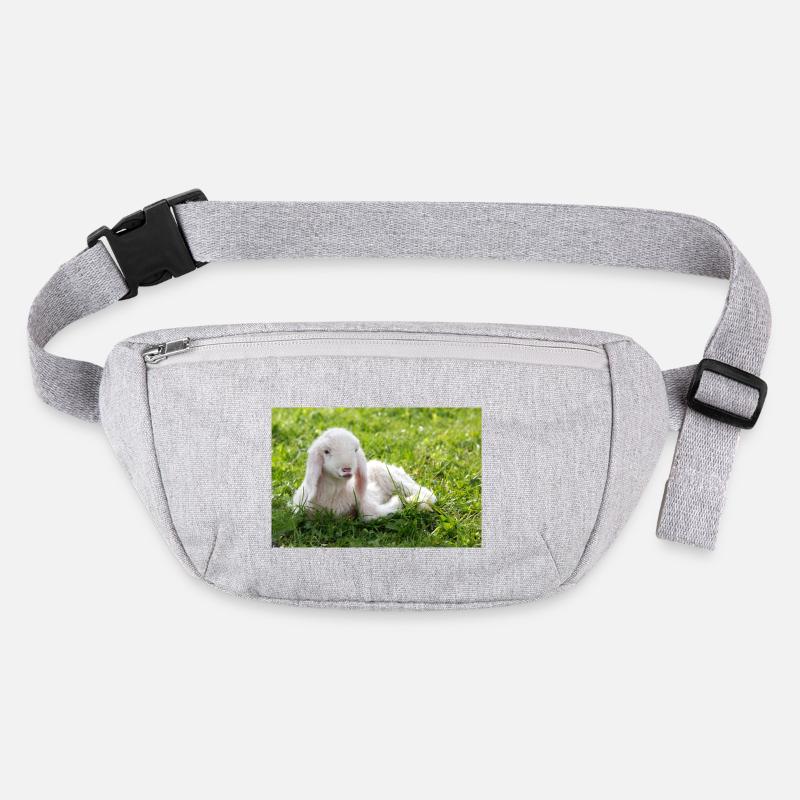 Lamb with a kiss Stanley/Stella recycled Hip Bag 