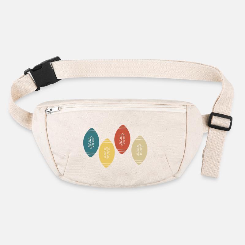 Vintage Retro Rugby Stanley/Stella recycled Hip Bag 