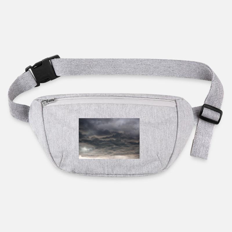 Dark Cloud Formations at a storm Stanley/Stella recycled Hip Bag 