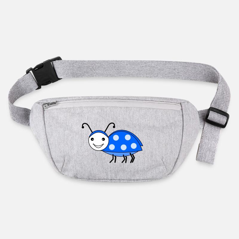 Maikäfer blau Stanley/Stella recycelte Gürteltasche