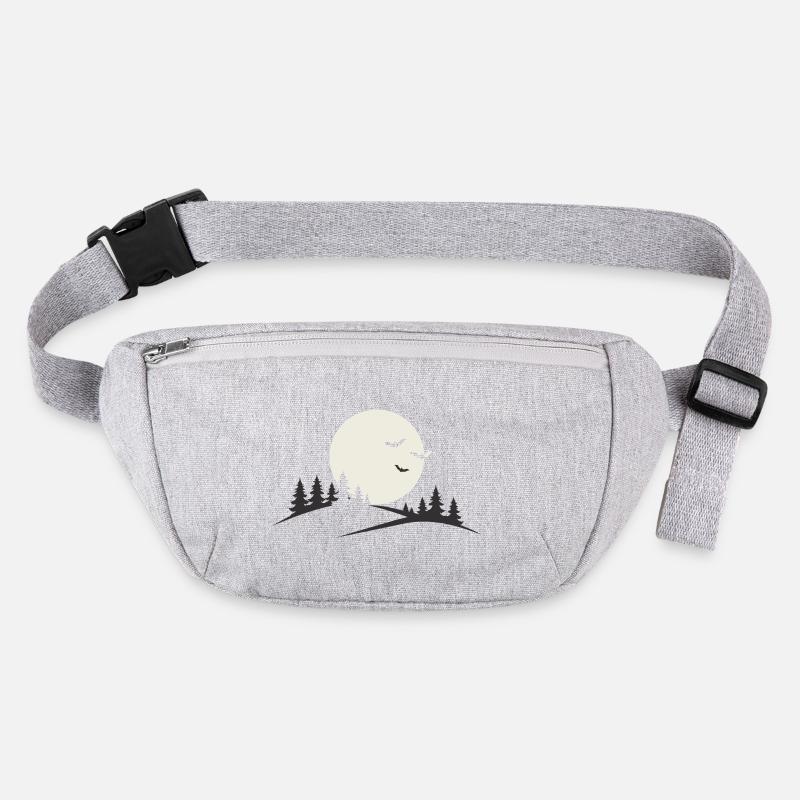 Full Moon Night – Dark Aesthetic Design Stanley/Stella recycled Hip Bag 